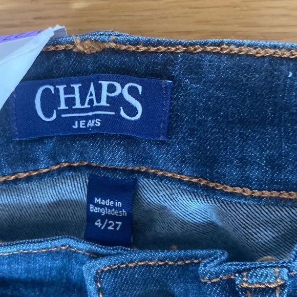 🔴 2 for $25 NEW! WOMENS CHAPS MID RISE CROP KICK JEAN! FLARE JEAN! - Picture 3 of 12